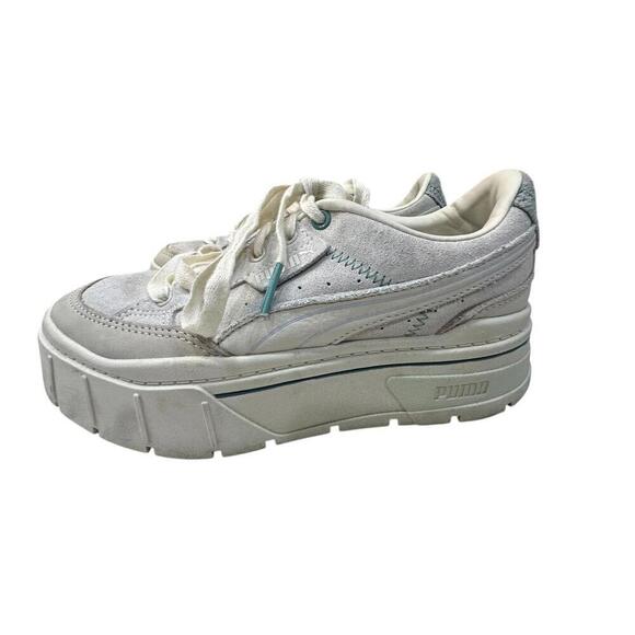 Puma Mayze Stack Women’s Sneakers Sz 6 Vaporous Gray Platform Casual Streetwear - Picture 1 of 7